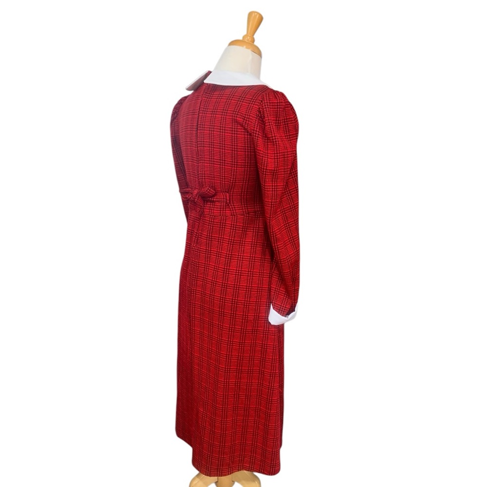 Vintage 90’s Bonnie Jean New York Red Plaid Long Sleeve Dress
Kid s16/ adult s6 - Picture 3 of 7